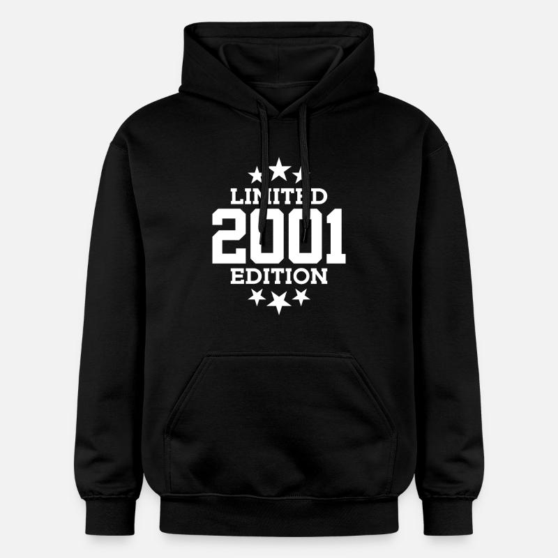 ÉDITION LIMITÉE 2001 25E ANNIVERSAIRE - Sweat à capuche Softstyle® Gildan Unisexe - noir