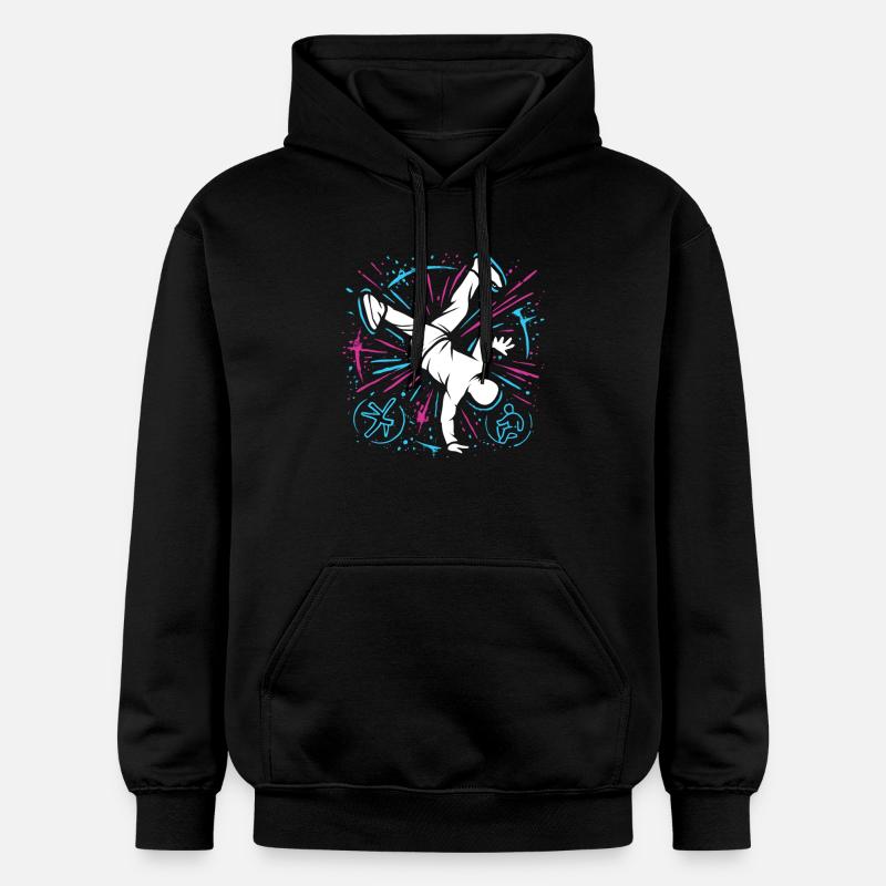 Breakdance Explosion – Danse streetstyle - Sweat à capuche Softstyle® Gildan Unisexe - noir