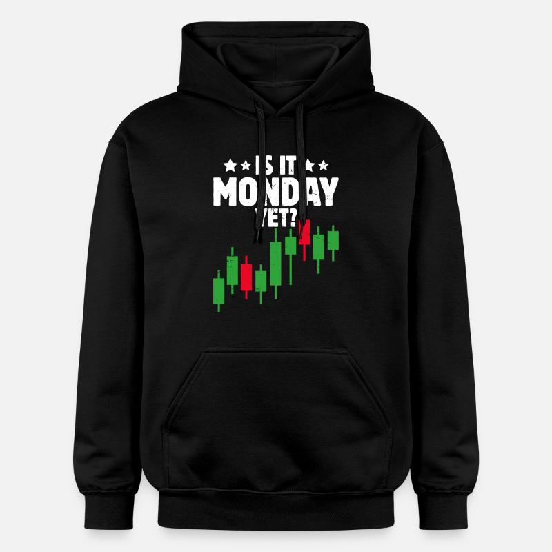 Trading Boursier Crypto Trader Boursier - Sweat à capuche Softstyle® Gildan Unisexe - noir