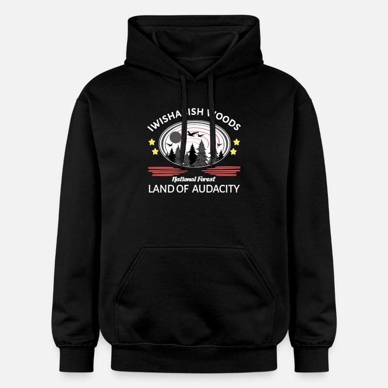 Bois d’Iwishabish - Sweat à capuche Softstyle® Gildan Unisexe - noir