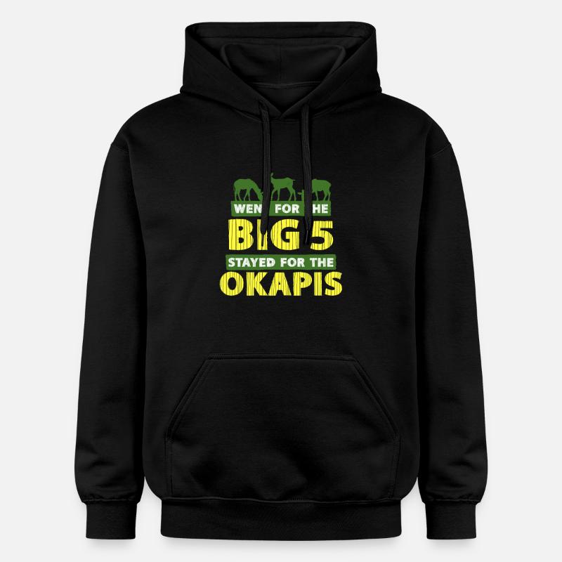 Okapi Animal - Sweat à capuche Softstyle® Gildan Unisexe - noir