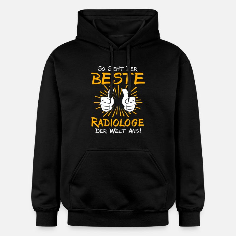Idée de cadeau pour radiologue - Sweat à capuche Softstyle® Gildan Unisexe - noir