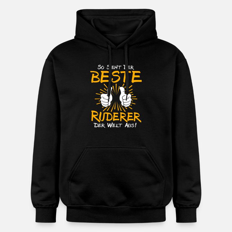 Idée de cadeau pour rameurs - Sweat à capuche Softstyle® Gildan Unisexe - noir