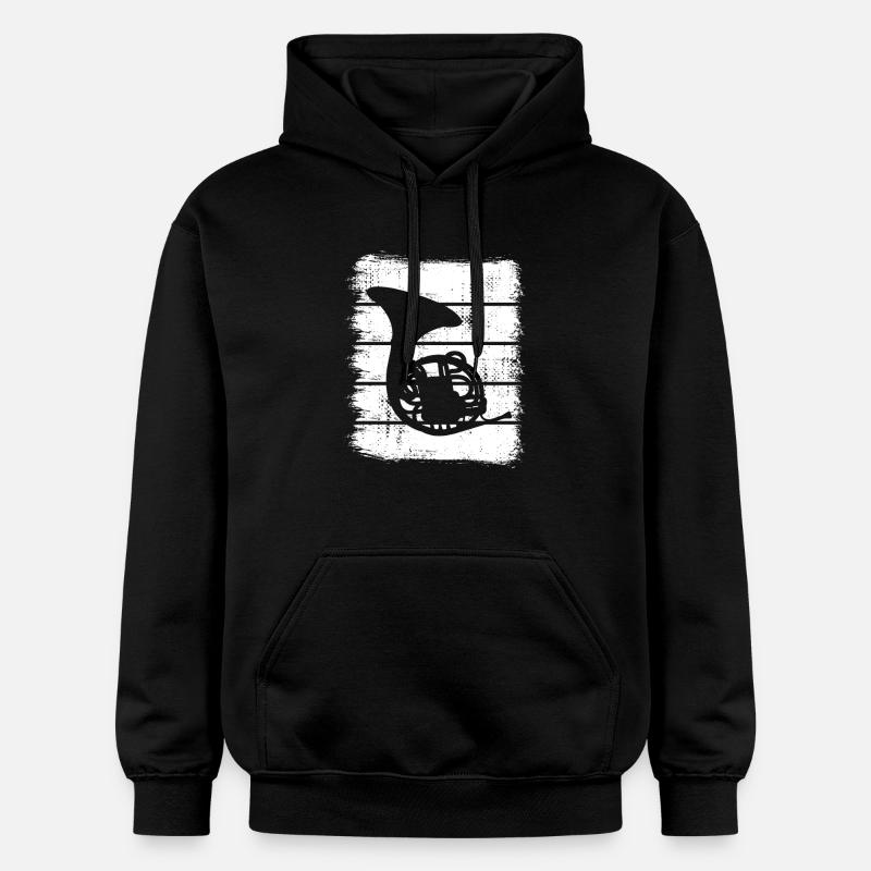 Cor français Sketch - Sweat à capuche Softstyle® Gildan Unisexe - noir