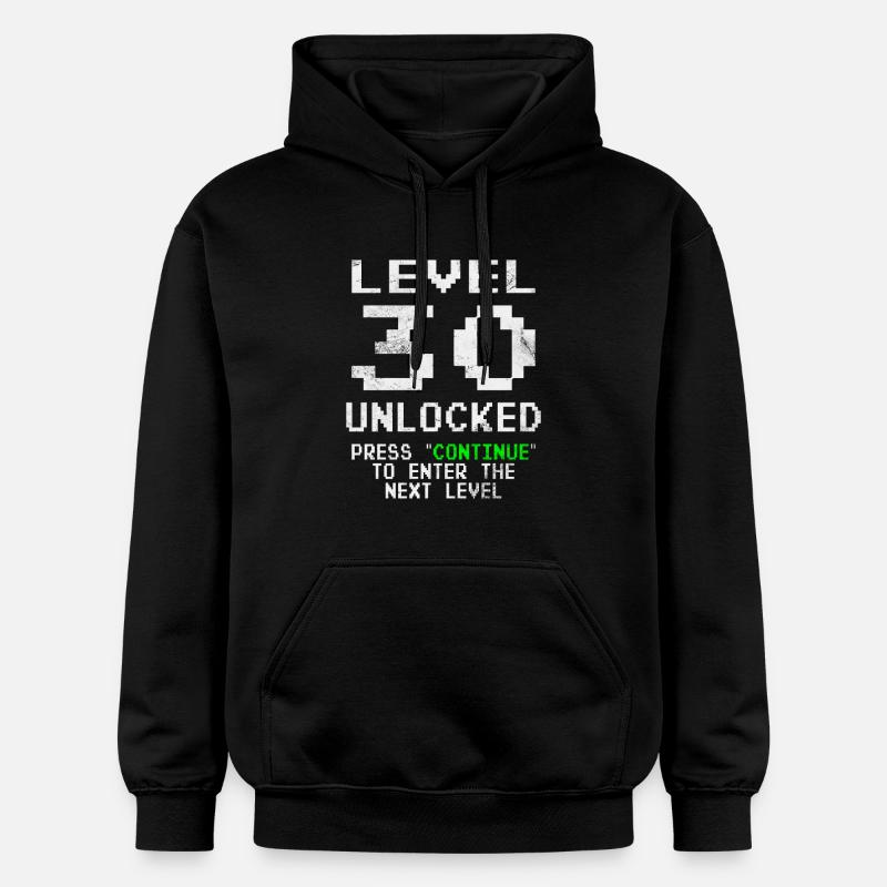 Niveau 30 débloqué - Sweat à capuche Softstyle® Gildan Unisexe - noir