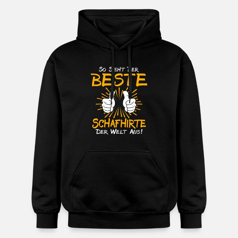 Idée de cadeau pour le berger - Sweat à capuche Softstyle® Gildan Unisexe - noir
