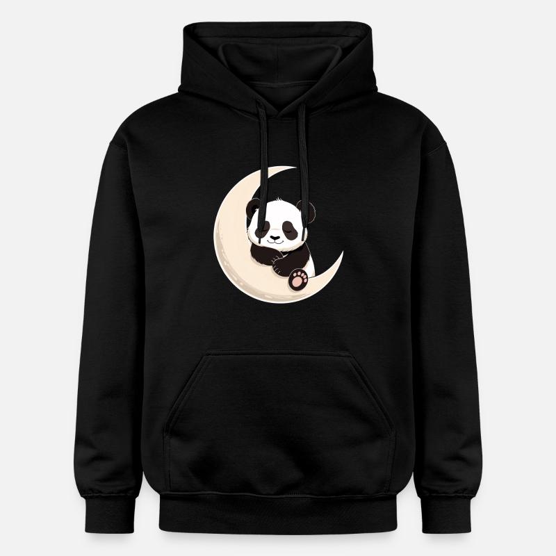 Câlins de Panda Moon - Sweat à capuche Softstyle® Gildan Unisexe - noir