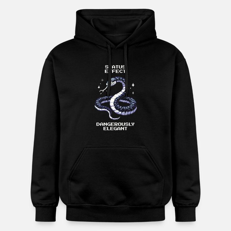 Dangereusement élégant | Attitude de serpent - Sweat à capuche Softstyle® Gildan Unisexe - noir