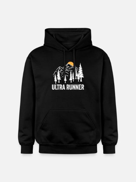 Ultra Runner - Gildan Unisex Softstyle® Midweight Hoodie - black