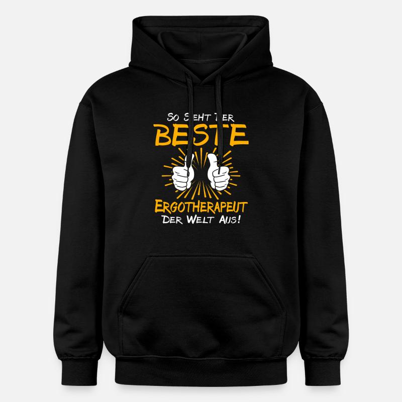 Idée de cadeau pour ergothérapeute - Sweat à capuche Softstyle® Gildan Unisexe - noir
