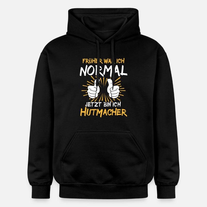 Le dicton du Chapelier - Sweat à capuche Softstyle® Gildan Unisexe - noir