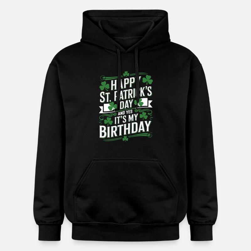 L’anniversaire de StPatrick – Joyeux anniversaire - Sweat à capuche Softstyle® Gildan Unisexe - noir