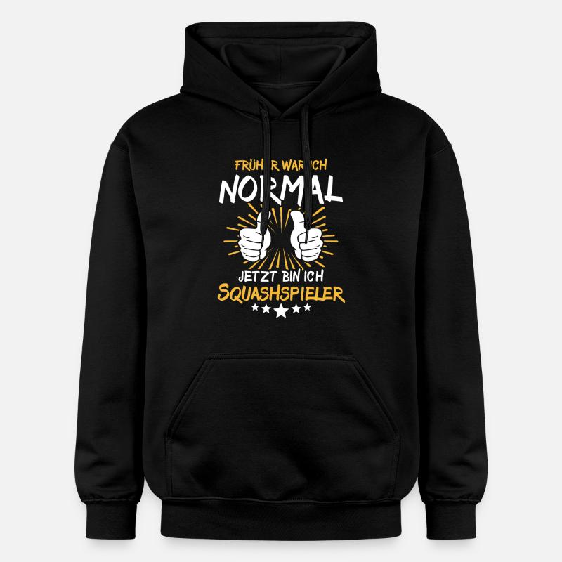 Déclaration du joueur de squash - Sweat à capuche Softstyle® Gildan Unisexe - noir