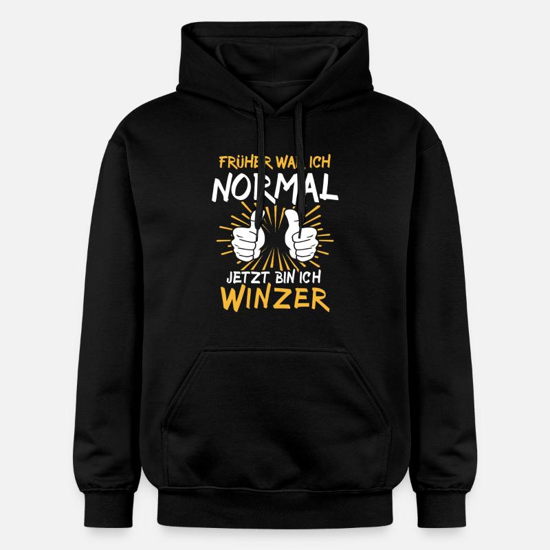 Winzer Spruch - Sweat à capuche Softstyle® Gildan Unisexe - noir