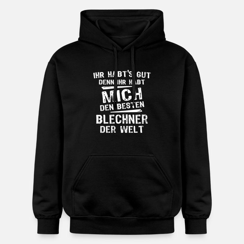 Blechner - Sweat à capuche Softstyle® Gildan Unisexe - noir
