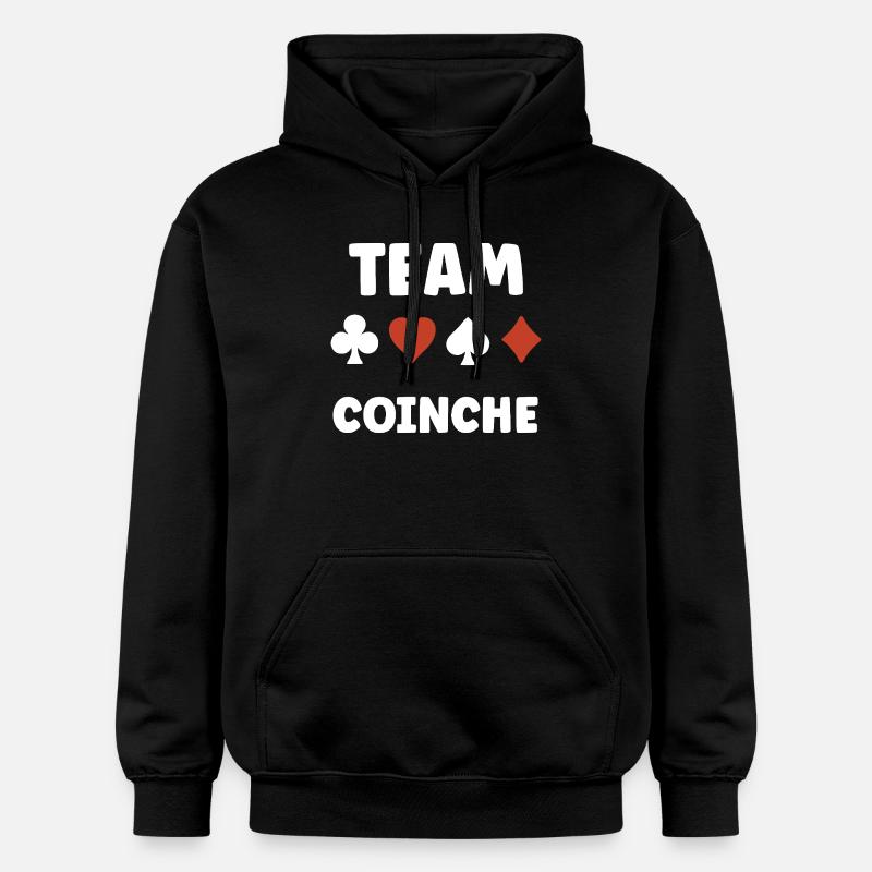 coinche - Sweat à capuche Softstyle® Gildan Unisexe - noir