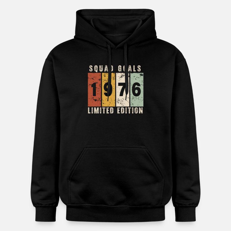anniversaire 1976 - 50 ans - Sweat à capuche Softstyle® Gildan Unisexe - noir