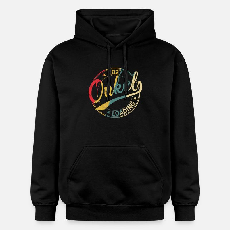 Onkel 2027 Loading Werdender Onkel 2027 - Gildan Unisex Softstyle® Midweight Hoodie - Schwarz