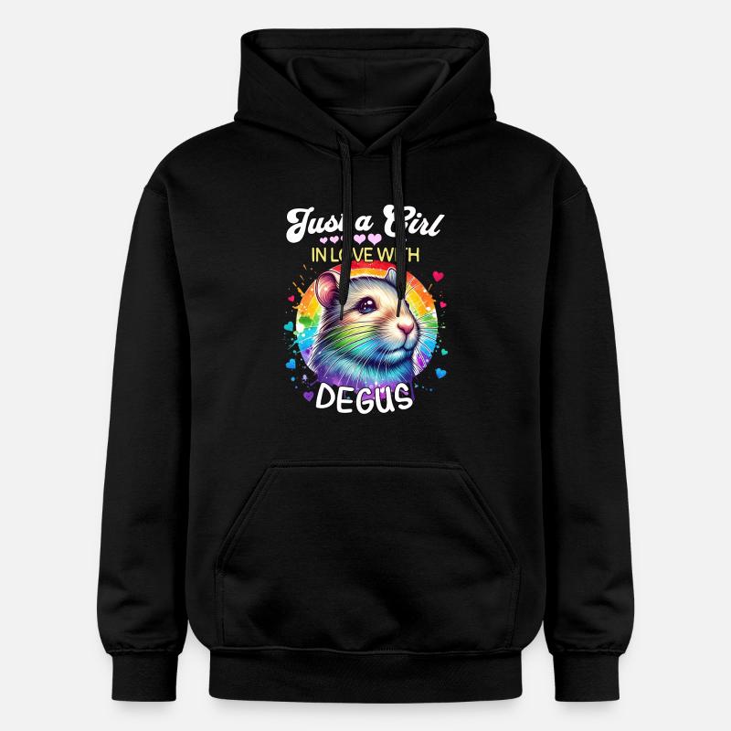 Fille Degu Degu - Sweat à capuche Softstyle® Gildan Unisexe - noir