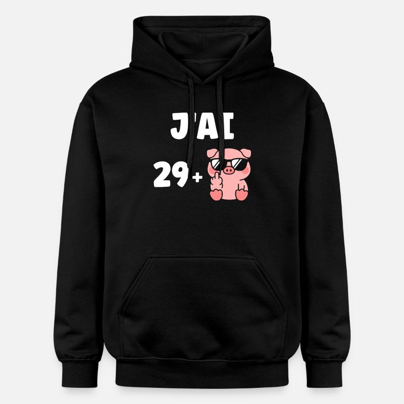 29 + 1 - Sweat à capuche Softstyle® Gildan Unisexe - noir