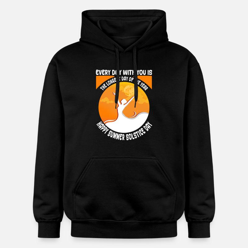 Litha Pagan Solstice d’été Midsommar - Sweat à capuche Softstyle® Gildan Unisexe - noir
