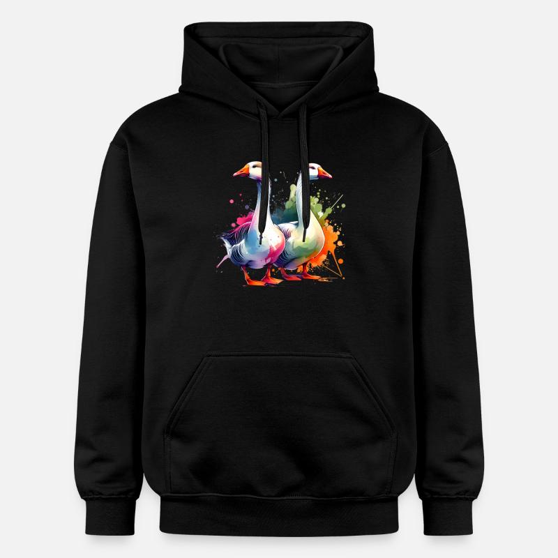 Emdengans Embden Goose - Sweat à capuche Softstyle® Gildan Unisexe - noir