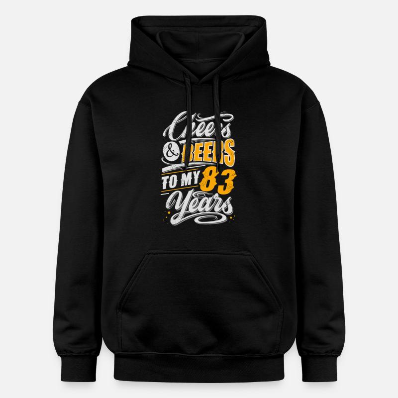 83e anniversaire - Sweat à capuche Softstyle® Gildan Unisexe - noir