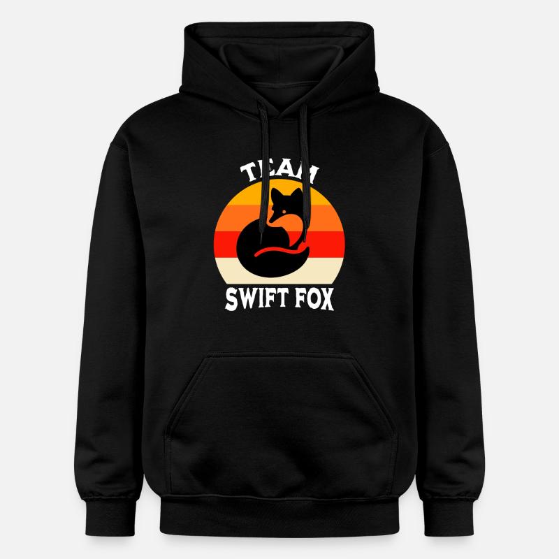 Équipe Swiftfuchs - Sweat à capuche Softstyle® Gildan Unisexe - noir