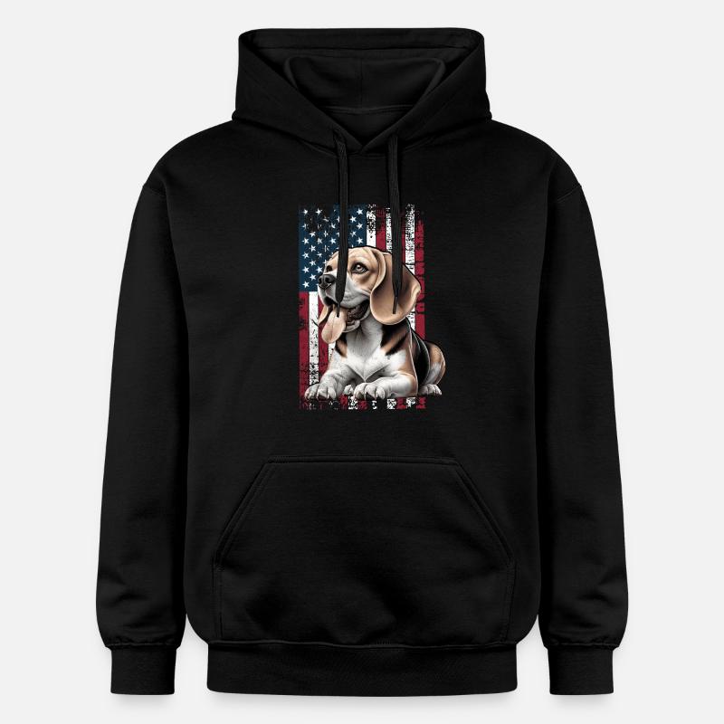 Beagle US Beagle - Sweat à capuche Softstyle® Gildan Unisexe - noir