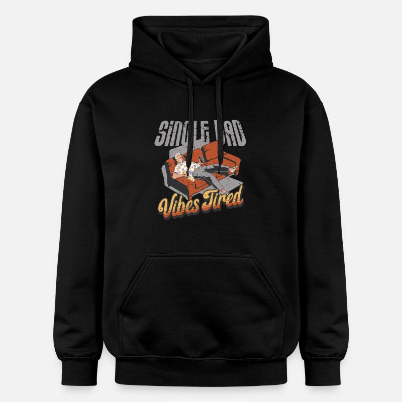 Père célibataire Père célibataire - Sweat à capuche Softstyle® Gildan Unisexe - noir