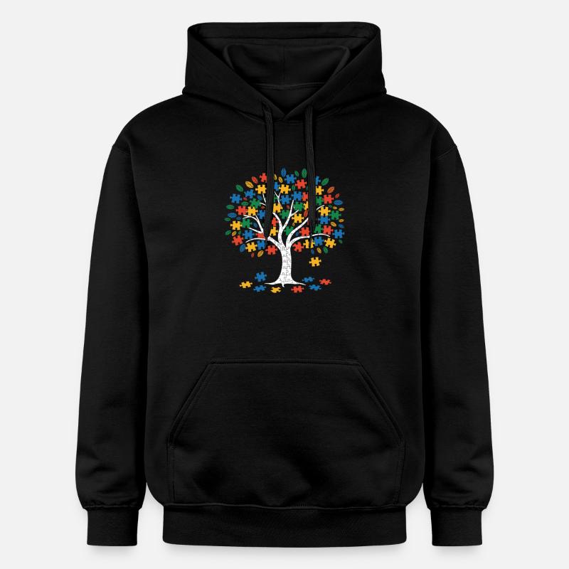 Autisme - Sweat à capuche Softstyle® Gildan Unisexe - noir