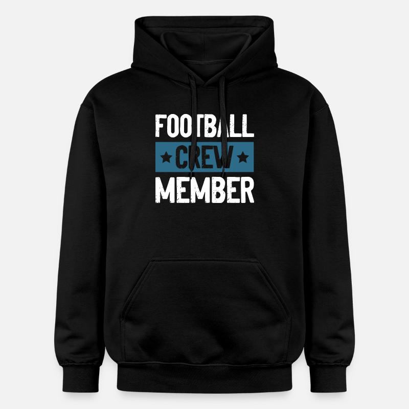 Équipe de football - Sweat à capuche Softstyle® Gildan Unisexe - noir