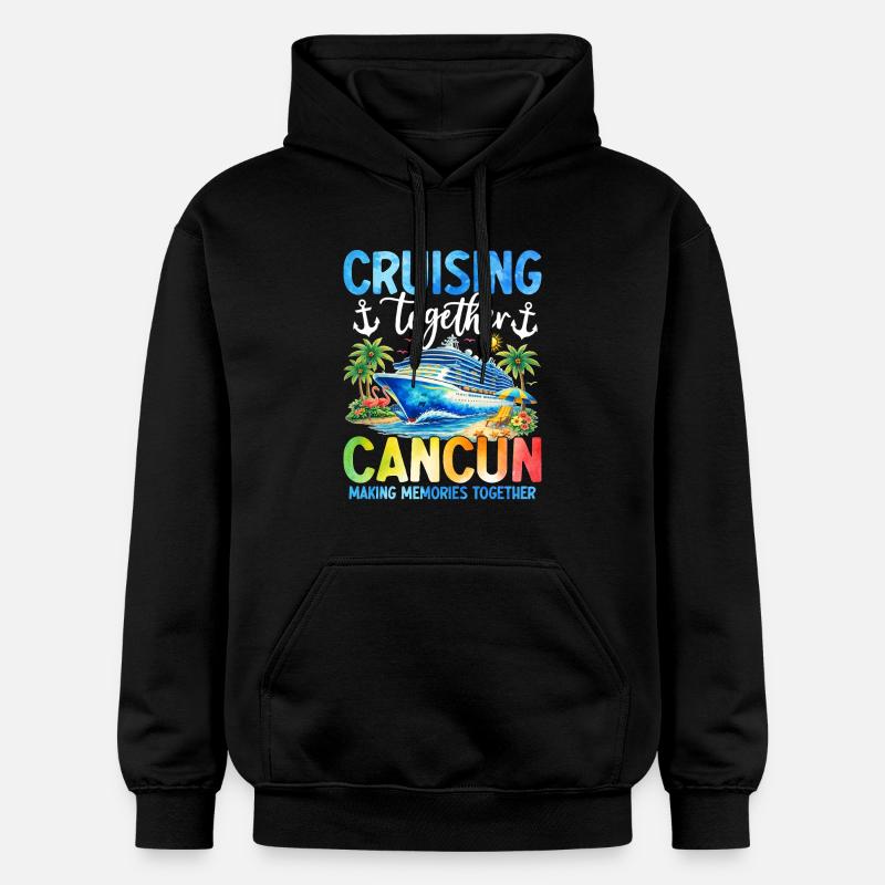 Croisière ensemble à Cancún - Sweat à capuche Softstyle® Gildan Unisexe - noir