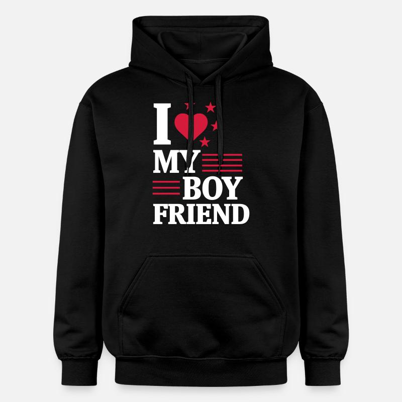 J’AIME MON AMI ! - Sweat à capuche Softstyle® Gildan Unisexe - noir