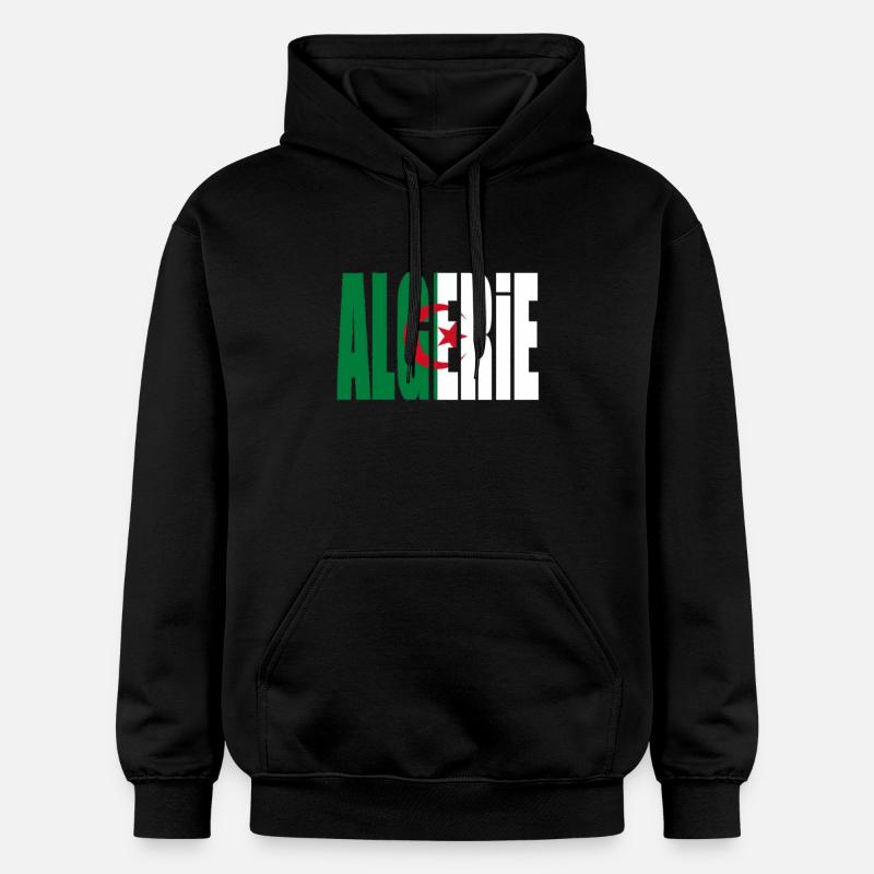 algerie - Sweat à capuche Softstyle® Gildan Unisexe - noir