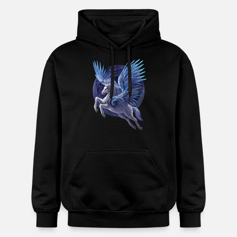 Pegasus - Sweat à capuche Softstyle® Gildan Unisexe - noir