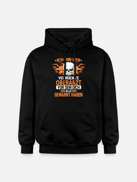 OBERARZT - Gildan Unisex Softstyle® Midweight Hoodie - Schwarz