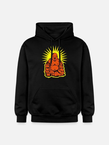 buddha - Gildan Unisex Softstyle® Midweight Hoodie - Schwarz
