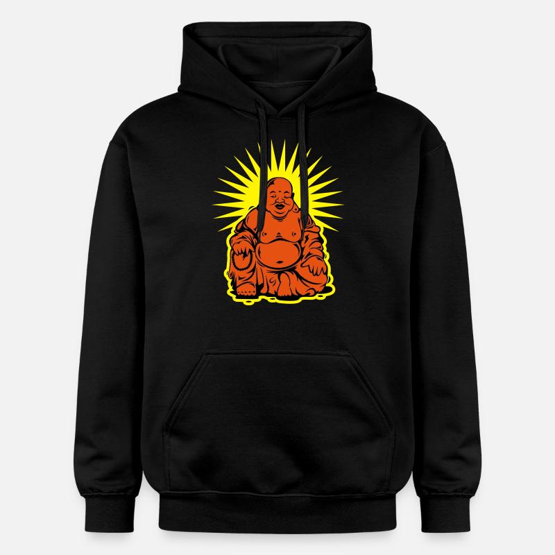 Bouddha - Sweat à capuche Softstyle® Gildan Unisexe - noir