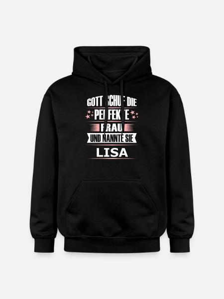 LISA - Gildan Unisex Softstyle® Midweight Hoodie - Schwarz