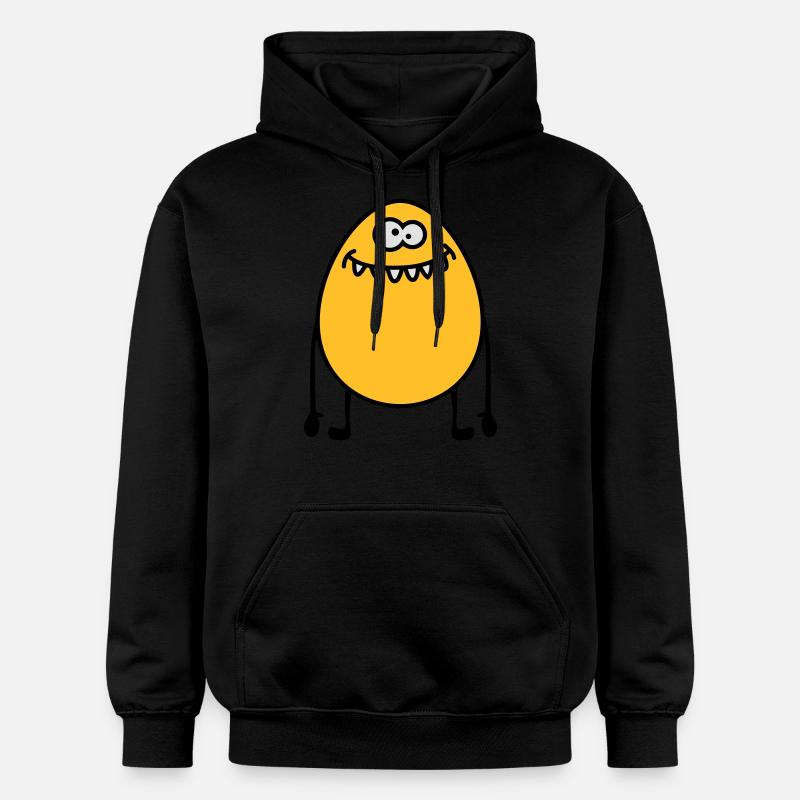 Egg Monster - Sweat à capuche Softstyle® Gildan Unisexe - noir