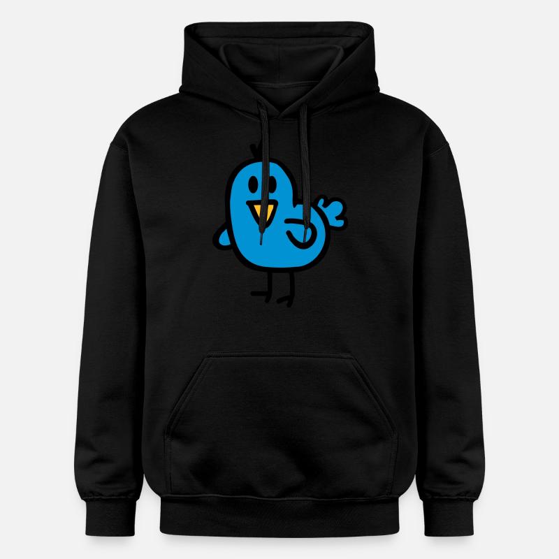 Oiseau - Sweat à capuche Softstyle® Gildan Unisexe - noir