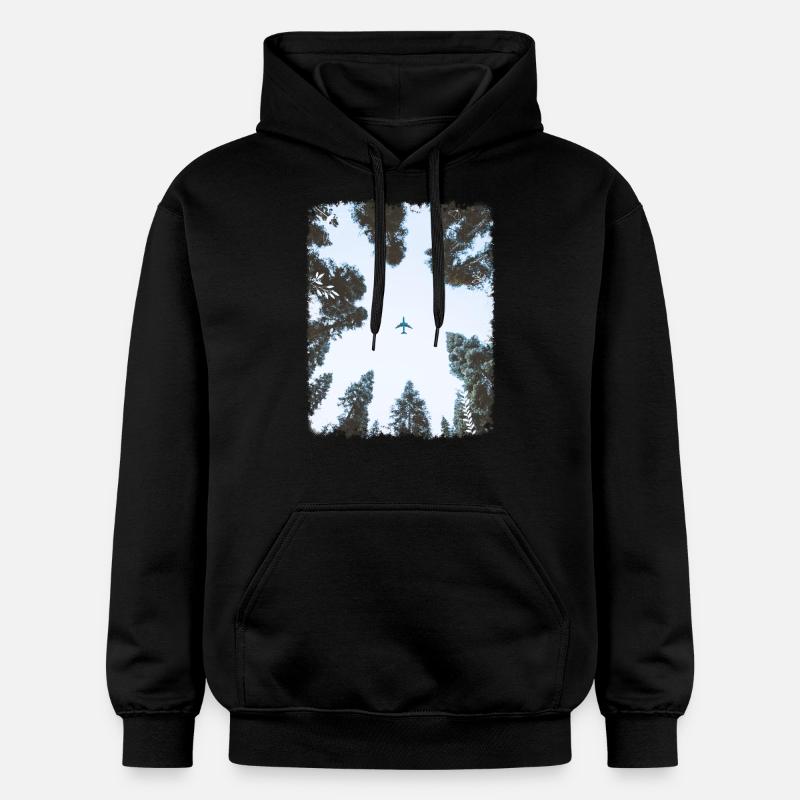 Forêt - Sweat à capuche Softstyle® Gildan Unisexe - noir