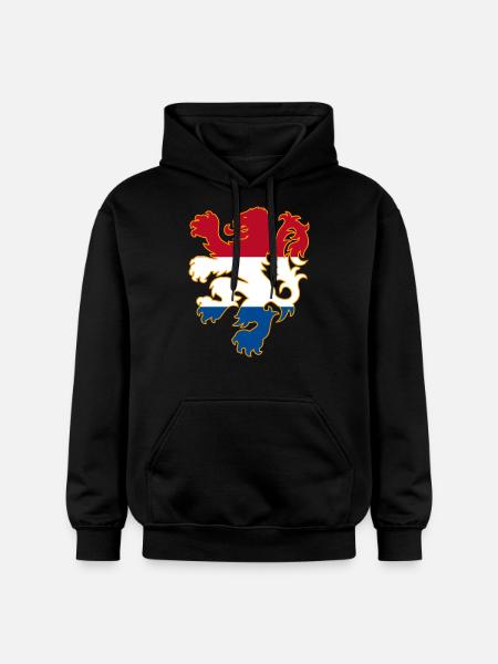 Armoiries des Pays-Bas : Pride & Style - Sweat à capuche Softstyle® Gildan Unisexe - noir