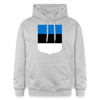 Estonia - Gildan Unisex Softstyle® Midweight Hoodie - light heather grey - Front - Liana (172cm) & Jaron (178cm)