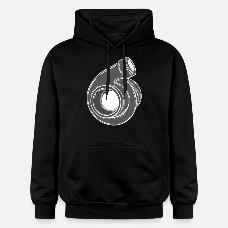 Turbo - Sweat à capuche Softstyle® Gildan Unisexe - noir