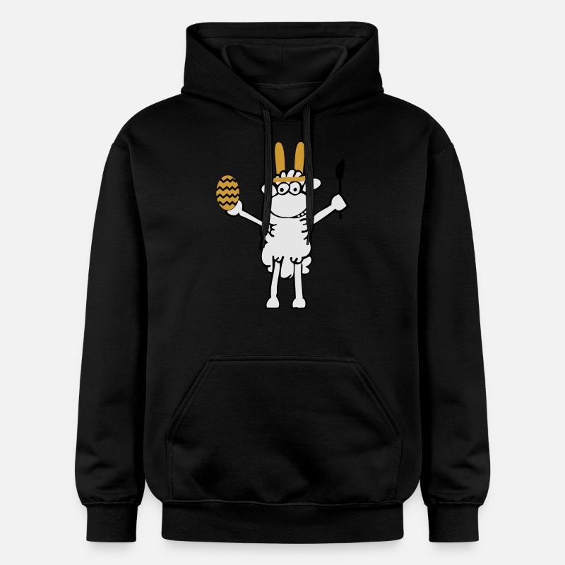 moutons de Pâques - Sweat à capuche Softstyle® Gildan Unisexe - noir