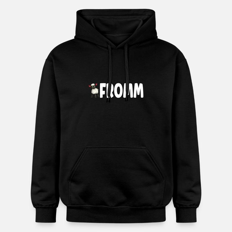Lammfromm - Vous êtes innocent. TOUJOURS! - Sweat à capuche Softstyle® Gildan Unisexe - noir