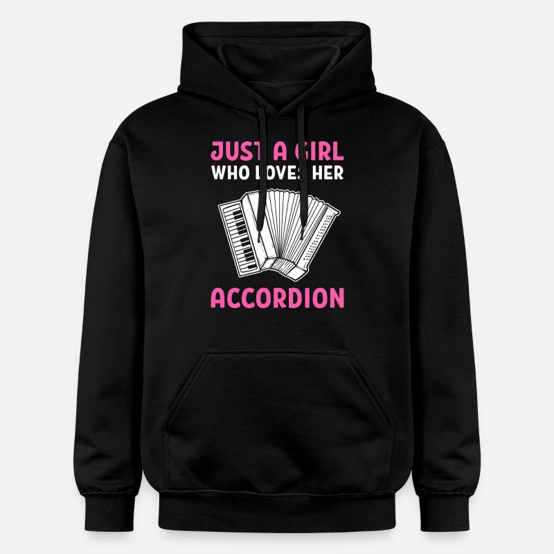 accordéon - Sweat à capuche Softstyle® Gildan Unisexe - noir