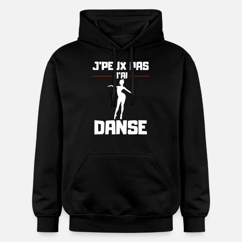 J'Peux pas j'ai Danse - Sweat à capuche Softstyle® Gildan Unisexe - noir